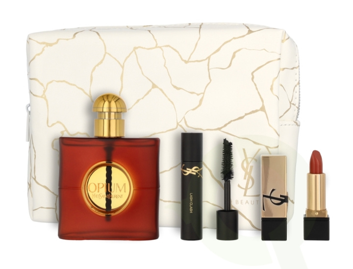 Yves Saint Laurent YSL Opium Pour Femme Giftset 53.3 ml, Edp Spray 50ml/Lipstick 1,3gr/Mascara 2ml/Pouch in the group BEAUTY & HEALTH / Gift sets / Gift sets for her at TP E-commerce Nordic AB (C42567)