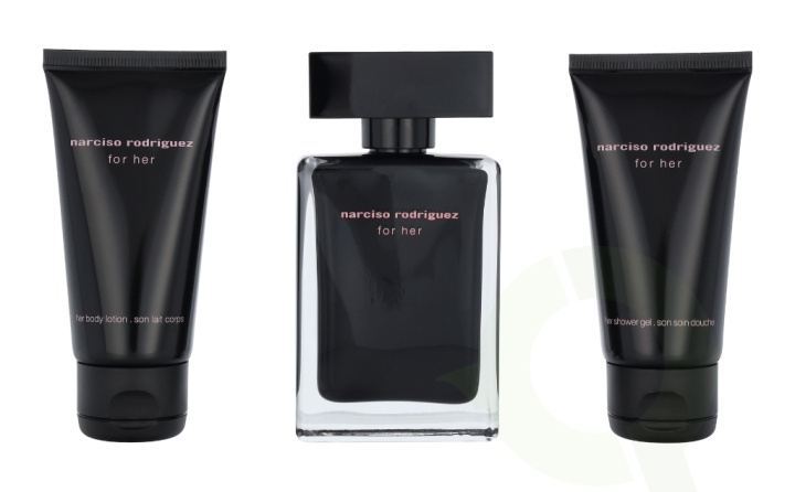 Narciso Rodriguez For Her Giftset 150 ml Edt Spray 50ml/Body Lotion 50ml/Shower Gel 50ml - Christmas 2023 in the group BEAUTY & HEALTH / Gift sets / Gift sets for her at TP E-commerce Nordic AB (C42572)