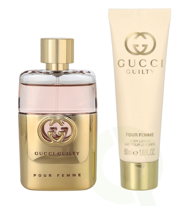 Gucci Guilty Pour Femme Giftset 100 ml, Edp Spray 50ml/Body Lotion 50ml in the group BEAUTY & HEALTH / Gift sets / Gift sets for her at TP E-commerce Nordic AB (C42578)