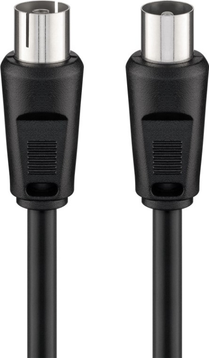 Goobay Antenna Cable ( coaxial plug > coaxial socket, 0.5 m in the group HOME ELECTRONICS / Cables & Adapters / Antenna cables & Accessories / Antenna cables at TP E-commerce Nordic AB (C42587)