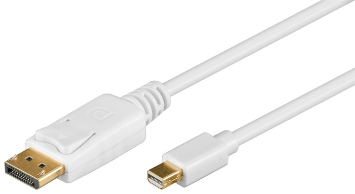 Goobay Mini DisplayPort™ Adapter Cable 1.2, gold-plated Mini DisplayPort male > DisplayPort™ male, 1 m in the group COMPUTERS & PERIPHERALS / Computer cables / DisplayPort / Cables at TP E-commerce Nordic AB (C42796)