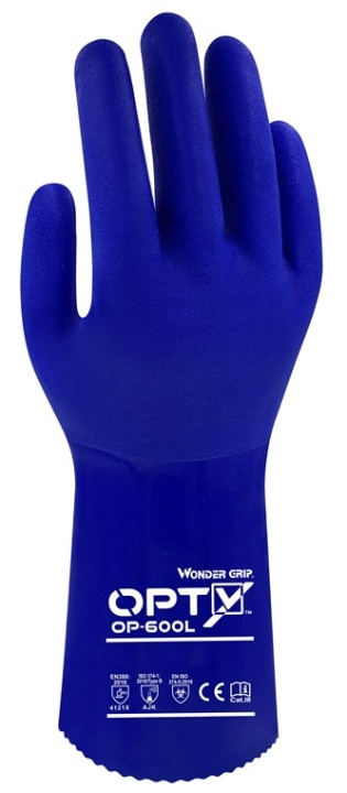 Wonder Grip OP-600L Agriculture, Chemical industry, Cleaning, Laboratory work, Wastewater treatment plants, M/8 in the group HOME, HOUSEHOLD & GARDEN / Tools / Work gloves at TP E-commerce Nordic AB (C42829)