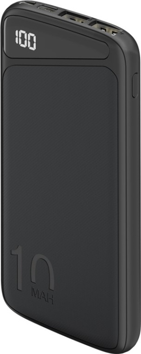 Goobay Power Bank Slimline 10,000 mAh Powerful 10,000 mAh with a status display in the group SMARTPHONE & TABLETS / Chargers & Cables / Powerbanks at TP E-commerce Nordic AB (C42870)