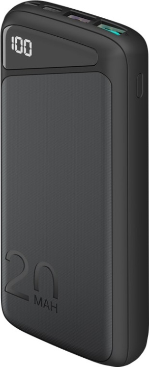 Goobay Fast Charge Power Bank 20,000 mAh (USB-C™ PD, QC 3.0) Powerful power bank with status display, Quick Charge compatible in the group SMARTPHONE & TABLETS / Chargers & Cables / Powerbanks at TP E-commerce Nordic AB (C42872)