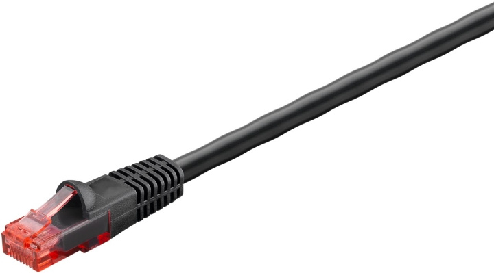 Goobay CAT 6 Outdoor Patch Cable, U/UTP, black copper conductor (CU), double-layer cable jacket (PE), 10 m in the group COMPUTERS & PERIPHERALS / Computer cables / Network cables / Cat6 at TP E-commerce Nordic AB (C42923)