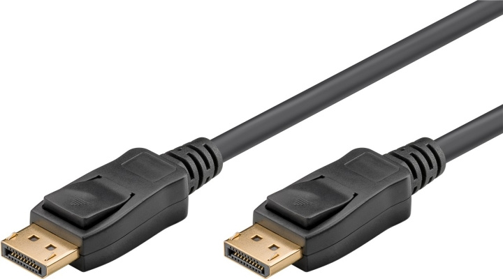 Goobay DisplayPort™ Connector Cable 2.0 DisplayPort™ male > DisplayPort™ male, 8K @ 60Hz, 1 m in the group COMPUTERS & PERIPHERALS / Computer cables / DisplayPort / Cables at TP E-commerce Nordic AB (C42956)