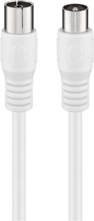 Goobay Antenna Cable (Class A+, >95 dB), 3x Shielded coaxial plug > coaxial socket (fully shielded), 1 m in the group HOME ELECTRONICS / Cables & Adapters / Antenna cables & Accessories / Antenna cables at TP E-commerce Nordic AB (C42964)