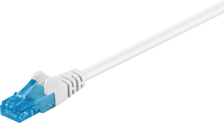 Goobay CAT 6A Patch Cable, U/UTP, white copper conductor (CU), halogen-free cable sheath (LSZH), 0.25 m in the group COMPUTERS & PERIPHERALS / Computer cables / Network cables / Cat6 at TP E-commerce Nordic AB (C42980)