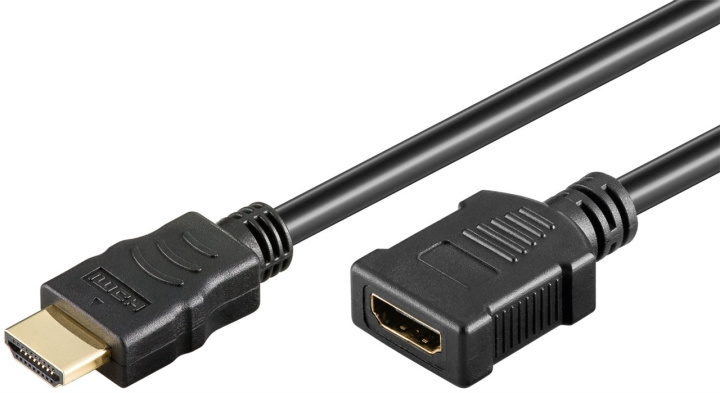 Goobay High Speed HDMI™ Extension Cable with Ethernet HDMI™ connector male (type A) > HDMI™ port (type A), 0.5 m in the group HOME ELECTRONICS / Cables & Adapters / HDMI / Cables at TP E-commerce Nordic AB (C43094)