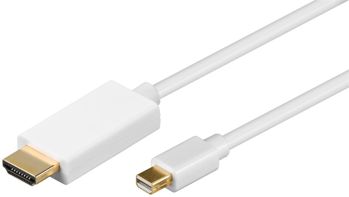 Goobay Mini DisplayPort™/HDMI™ Adapter Cable 1.2, gold-plated Mini DisplayPort male > HDMI™ connector male (type A), 1 m in the group COMPUTERS & PERIPHERALS / Computer cables / DisplayPort / Cables at TP E-commerce Nordic AB (C43130)