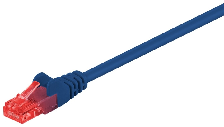 Goobay CAT 6 Patch Cable, U/UTP, blue copper-clad aluminium wire (CCA), 5 m in the group COMPUTERS & PERIPHERALS / Computer cables / Network cables / Cat6 at TP E-commerce Nordic AB (C43257)