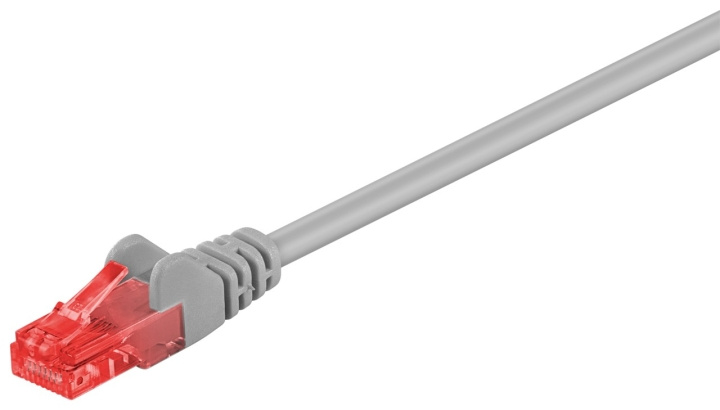Goobay CAT 6 Patch Cable, U/UTP, grey copper-clad aluminium wire (CCA), 7.5 m in the group COMPUTERS & PERIPHERALS / Computer cables / Network cables / Cat6 at TP E-commerce Nordic AB (C43264)