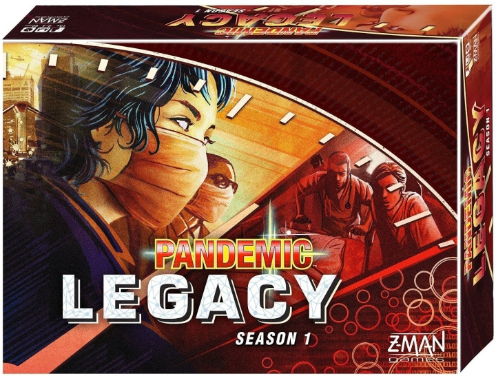 Pandemic: Legacy säsong 1 brädspel, rött in the group TOYS, KIDS & BABY PRODUCTS / Toys / Board games / Family Games at TP E-commerce Nordic AB (C43816)