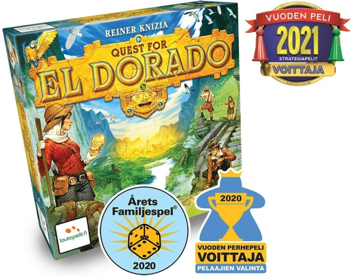 Quest for Eldorado strategispel in the group TOYS, KIDS & BABY PRODUCTS / Toys / Board games / Family Games at TP E-commerce Nordic AB (C43846)