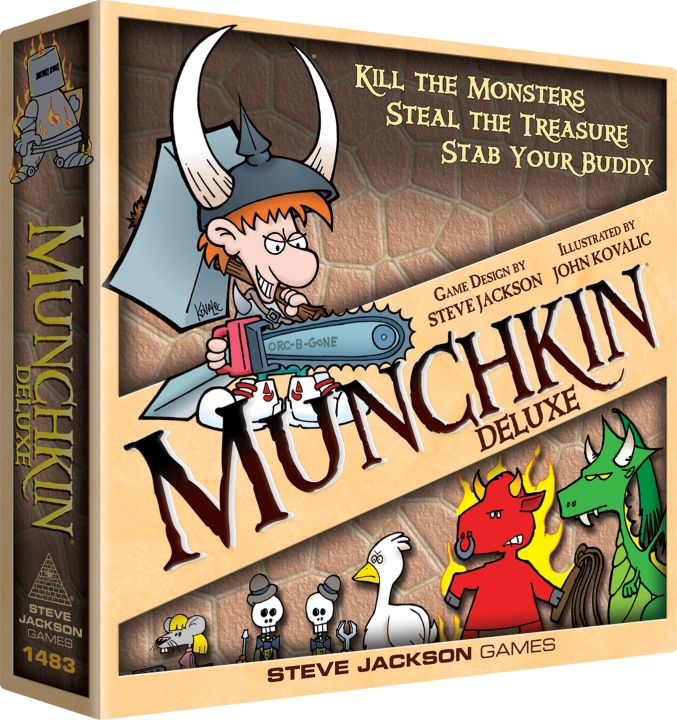 Munchkin Deluxe Strategispel (ENG) in the group TOYS, KIDS & BABY PRODUCTS / Toys / Board games / Family Games at TP E-commerce Nordic AB (C43850)