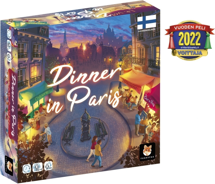 Toyrock Dinner In Paris - Dinner in Paris brädspel in the group TOYS, KIDS & BABY PRODUCTS / Toys / Board games / Family Games at TP E-commerce Nordic AB (C43878)