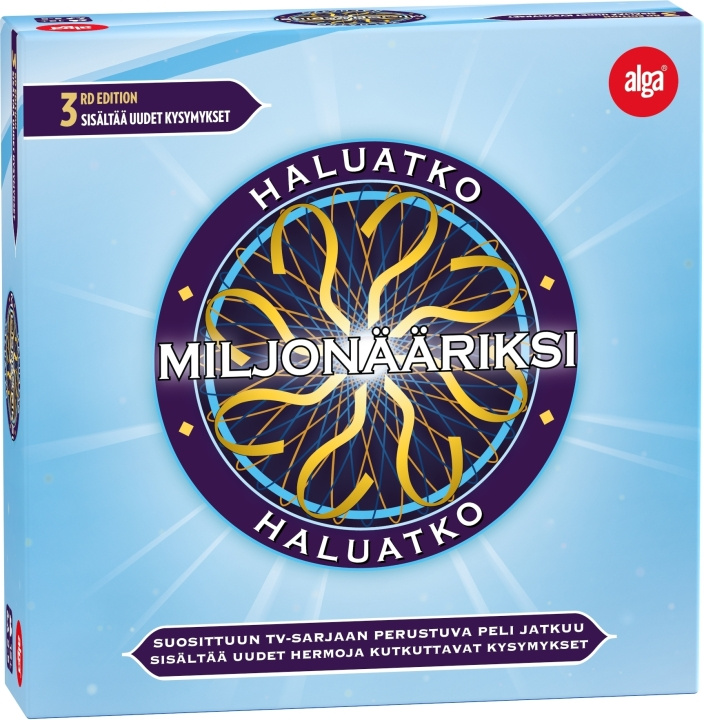 Alga Want to be a Millionaire 3rd Edition brädspel in the group TOYS, KIDS & BABY PRODUCTS / Toys / Board games / Family Games at TP E-commerce Nordic AB (C43897)