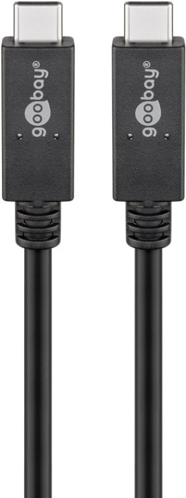 Goobay USB-C™-kabel USB 3.2 Gen 2x2, USB-PD, 5A, 1 m, svart USB-C™ plugg > USB-C™ plugg in the group COMPUTERS & PERIPHERALS / Computer cables / USB / USB-C at TP E-commerce Nordic AB (C43971)