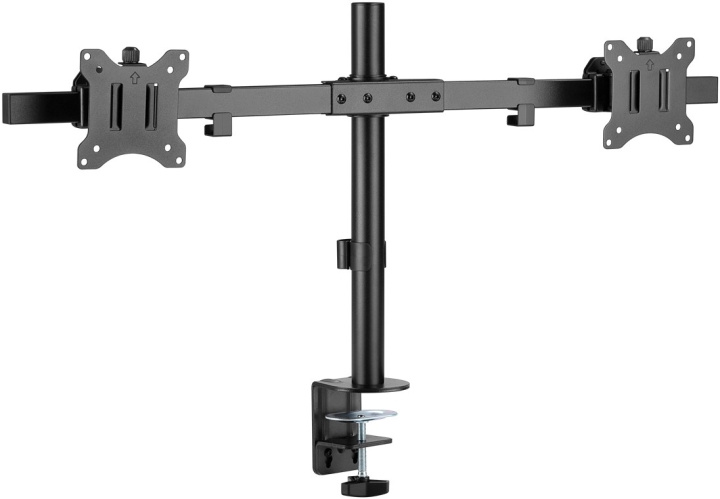 Goobay Dubbel bildskärmsfäste Fix för bildskärmar mellan 17 och 32 tum (43-81 cm) upp till 9 kg in the group COMPUTERS & PERIPHERALS / Computer monitor / Monitor arms & mounts at TP E-commerce Nordic AB (C44074)