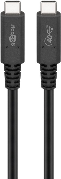 Goobay USB-C™-kabel USB4™ Gen 3x2, 1 m USB-C™-kontakt > USB-C™-kontakt in the group COMPUTERS & PERIPHERALS / Computer cables / USB / USB-C at TP E-commerce Nordic AB (C44093)