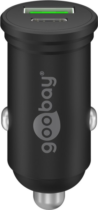 Goobay Dubbel USB-billadare USB-C™ PD (Power Delivery) (45 W) 45 W (12/24 V), lämplig för enheter med USB-C™ (Power Delivery), t.ex. iPhone 12 in the group SMARTPHONE & TABLETS / Chargers & Cables / Car chargers / Car chargers Type-C at TP E-commerce Nordic AB (C44108)