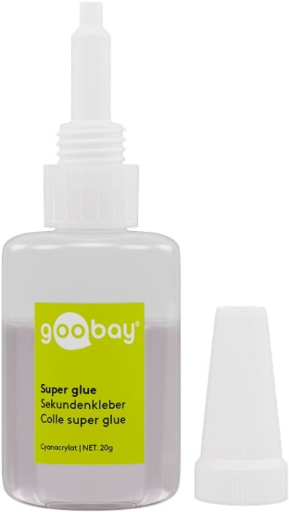 Goobay Superlim 20 g lämplig för många substrat in the group HOME, HOUSEHOLD & GARDEN / Office material / Tape/Glue at TP E-commerce Nordic AB (C44175)