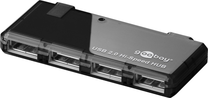 Goobay 4-vägs USB 2.0 Hi-Speed ​​HUB för anslutning av upp till 4 USB-enheter med en USB-anslutning in the group COMPUTERS & PERIPHERALS / Computer accessories / USB-Hubs at TP E-commerce Nordic AB (C44228)