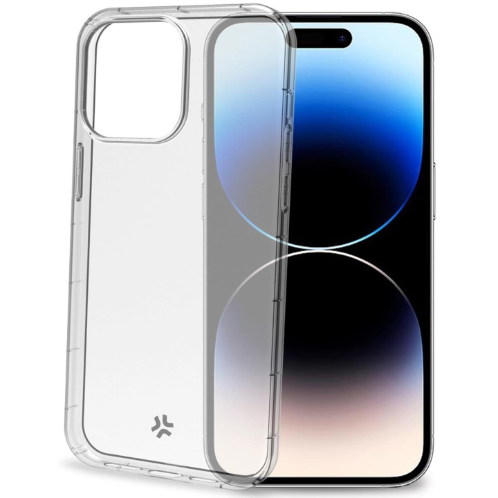 Celly Hexagel Anti-shock case iPhone 15 Pro Transparent in the group SMARTPHONE & TABLETS / Phone cases / Apple / iPhone 15 at TP E-commerce Nordic AB (C44257)