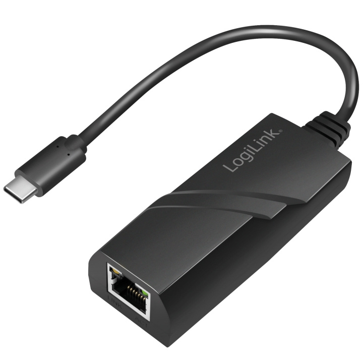 LogiLink USB-C -> Nätverksuttag RJ45 Gigabit in the group COMPUTERS & PERIPHERALS / Computer cables / USB / USB-C at TP E-commerce Nordic AB (C44263)