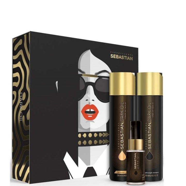 Sebastian Professional Dark Oil Christmas Box 2023 in the group BEAUTY & HEALTH / Gift sets / Gift sets for her at TP E-commerce Nordic AB (C44333)