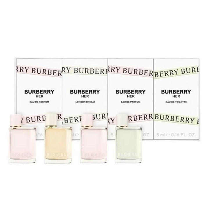 Burberry Giftset Burberry Her Miniature 4x5ml in the group BEAUTY & HEALTH / Gift sets / Gift sets for her at TP E-commerce Nordic AB (C44369)