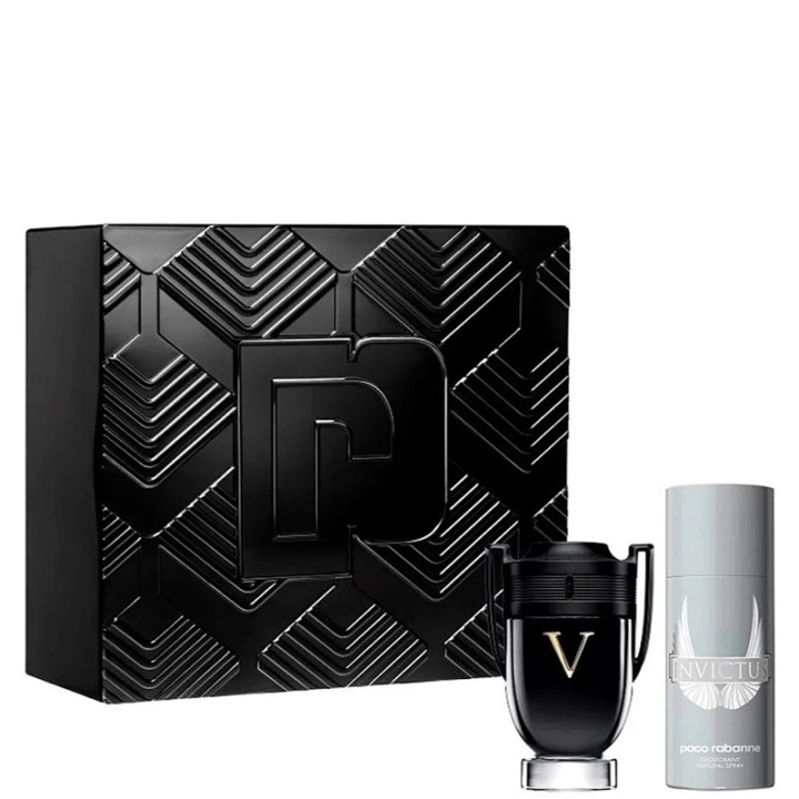 Paco Rabanne Giftset Paco Rabanne Invictus Victory Edp 100ml + 150ml Deospray in the group BEAUTY & HEALTH / Gift sets / Gift sets for him at TP E-commerce Nordic AB (C44378)