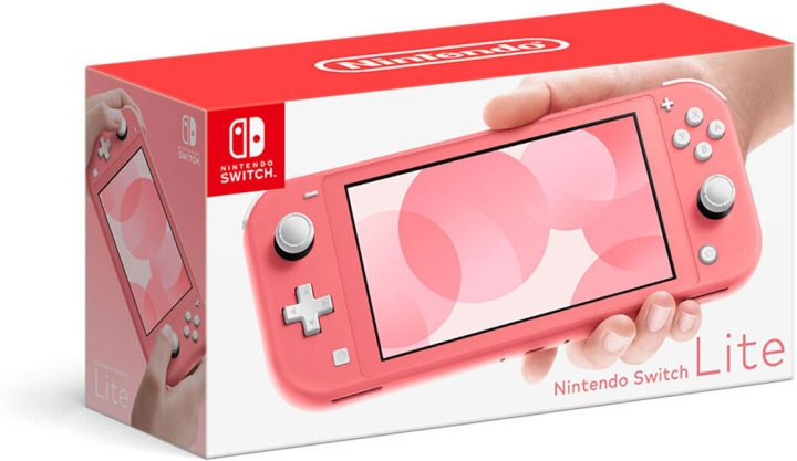 Nintendo Switch Lite spelkonsol, rosa in the group HOME ELECTRONICS / Game consoles & Accessories / Nintendo Switch / Consoles at TP E-commerce Nordic AB (C44469)