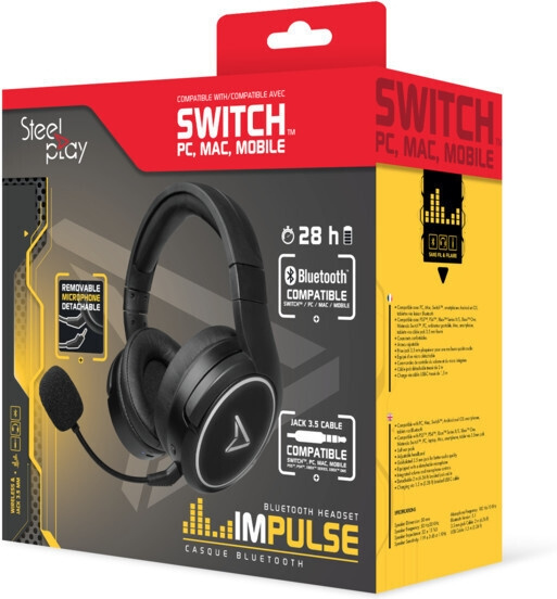 Steelplay Impulse Bluetooth Headset, Nintendo Switch in the group HOME ELECTRONICS / Game consoles & Accessories / Nintendo Switch / Accessories at TP E-commerce Nordic AB (C44512)