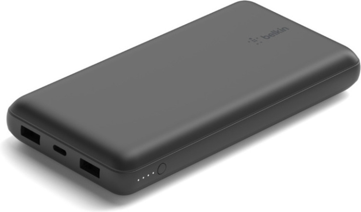 Belkin Power Bank 20K -varavirtalähde, 20 000 mAh, musta in the group SMARTPHONE & TABLETS / Chargers & Cables / Powerbanks at TP E-commerce Nordic AB (C44540)