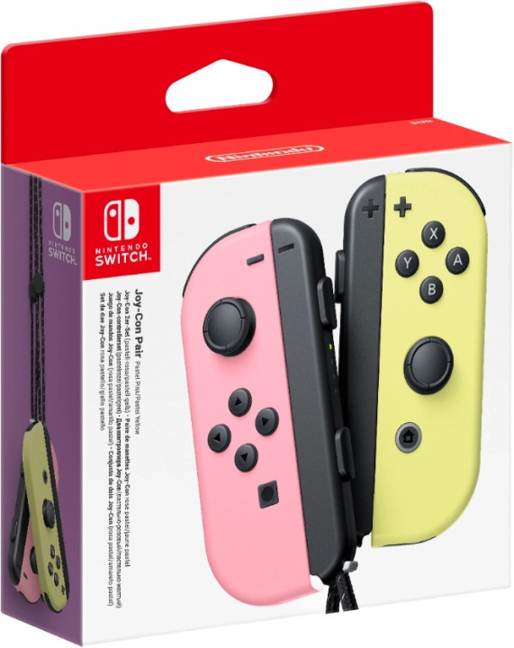 Nintendo Joy-Con Pair, Pastell Pink och Pastell Yellow, Switch in the group HOME ELECTRONICS / Game consoles & Accessories / Nintendo Switch / Accessories at TP E-commerce Nordic AB (C44544)