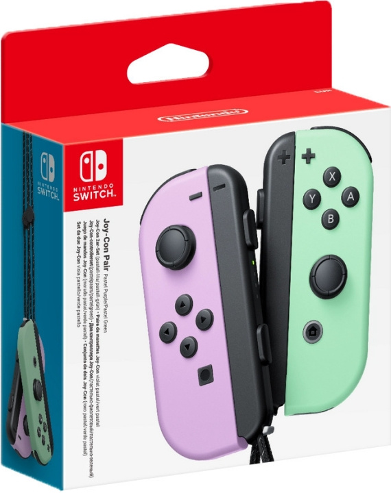 Nintendo Joy-Con Pair, Pastell Purple och Pastell Green, Switch in the group HOME ELECTRONICS / Game consoles & Accessories / Nintendo Switch / Accessories at TP E-commerce Nordic AB (C44545)