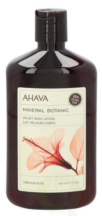 Ahava Mineral Botanic Body Lotion 500 ml Hibiscus & Fig / Velvet in the group BEAUTY & HEALTH / Skin care / Body health / Body lotion at TP E-commerce Nordic AB (C44625)