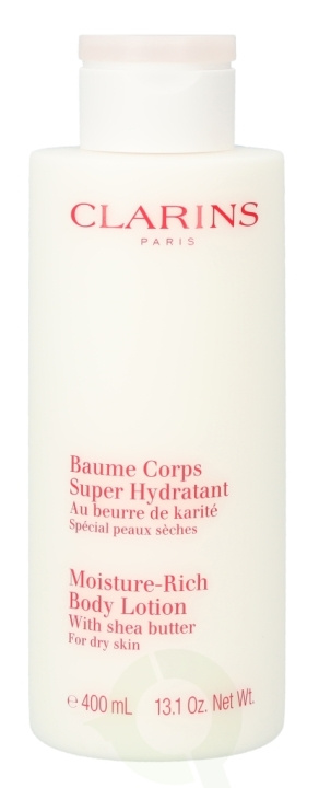 Clarins Moisture-Rich Body Lotion 400 ml With Shea Butter - For Dry Skin in the group BEAUTY & HEALTH / Skin care / Body health / Body lotion at TP E-commerce Nordic AB (C44661)