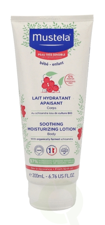 Mustela Bebe Soothing Moisturizing Body Lotion 200 ml in the group BEAUTY & HEALTH / Skin care / Body health / Body lotion at TP E-commerce Nordic AB (C44744)