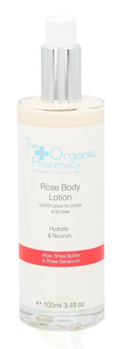 The Organic Pharmacy Rose Body Lotion 100 ml Aloe, Shea Butter & Rose Geranium in the group BEAUTY & HEALTH / Skin care / Body health / Body lotion at TP E-commerce Nordic AB (C44747)