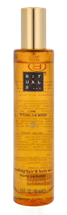 Rituals Mehr Sparkling Hair & Body Mist 50 ml Sweet Orange & Cedar Wood in the group BEAUTY & HEALTH / Skin care / Body health / Mody mist at TP E-commerce Nordic AB (C44775)