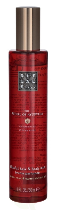 Rituals Ayurveda Hair & Body Mist 50 ml Indian Rose & Sweet Almond Oil in the group BEAUTY & HEALTH / Skin care / Body health / Mody mist at TP E-commerce Nordic AB (C44781)