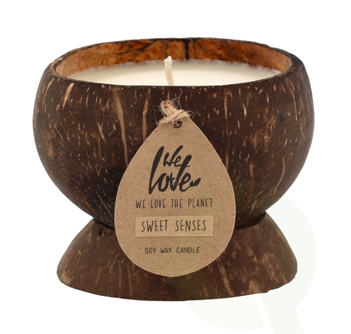 We Love The Planet Coconut Soywax Candle 200 gr Sweet Senses in the group BEAUTY & HEALTH / Fragrance & Perfume / Other fragrances / Scented candles at TP E-commerce Nordic AB (C44820)