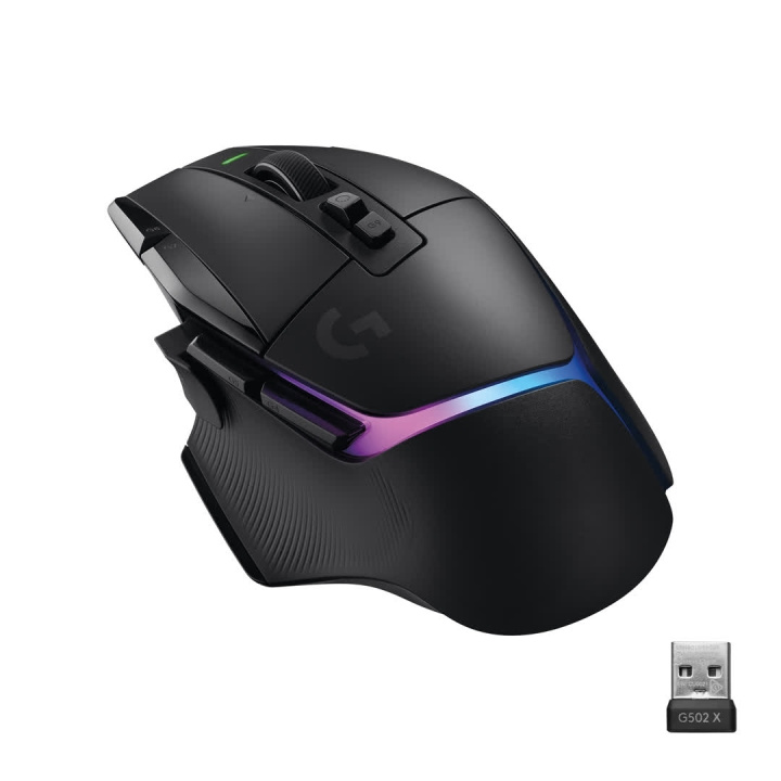 Logitech G502 X Plus Wireless Gaming Mouse, Black/Premium in the group COMPUTERS & PERIPHERALS / GAMING / Mice at TP E-commerce Nordic AB (C44929)