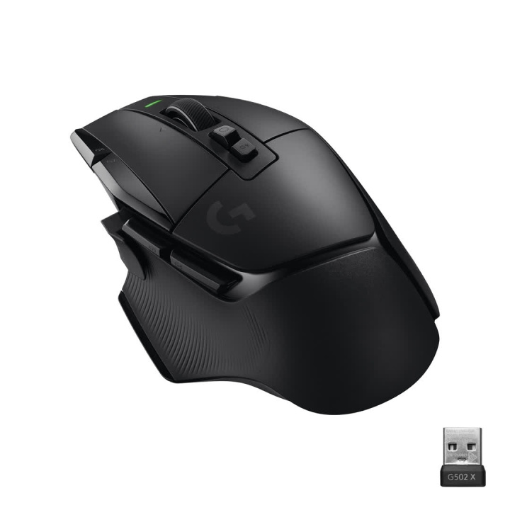 Logitech G502 X LIGHTSPEED Wireless Gaming Mouse, Black/Core in the group COMPUTERS & PERIPHERALS / GAMING / Mice at TP E-commerce Nordic AB (C44931)