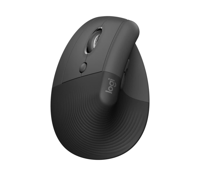 Logitech Lift Left Vertical Ergonomic Mouse, Graphite Black in the group COMPUTERS & PERIPHERALS / Mice & Keyboards / Mice / Wireless at TP E-commerce Nordic AB (C44935)