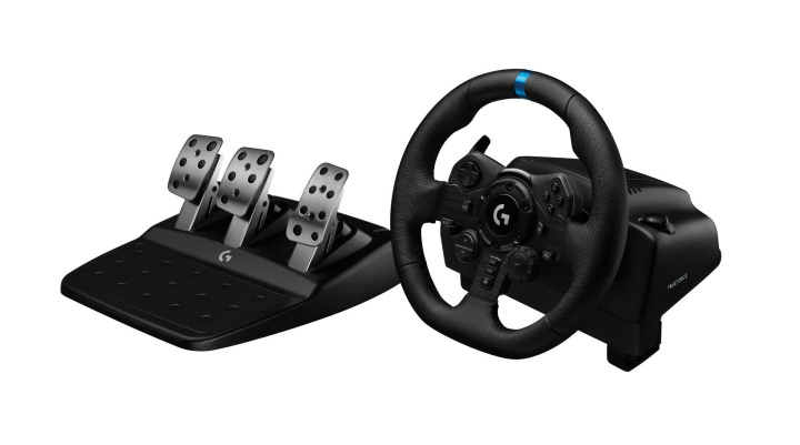 Logitech G923 TRUEFORCE Racing Wheel (PS5/PS4/PC) in the group COMPUTERS & PERIPHERALS / GAMING / Gaming accessories at TP E-commerce Nordic AB (C44943)