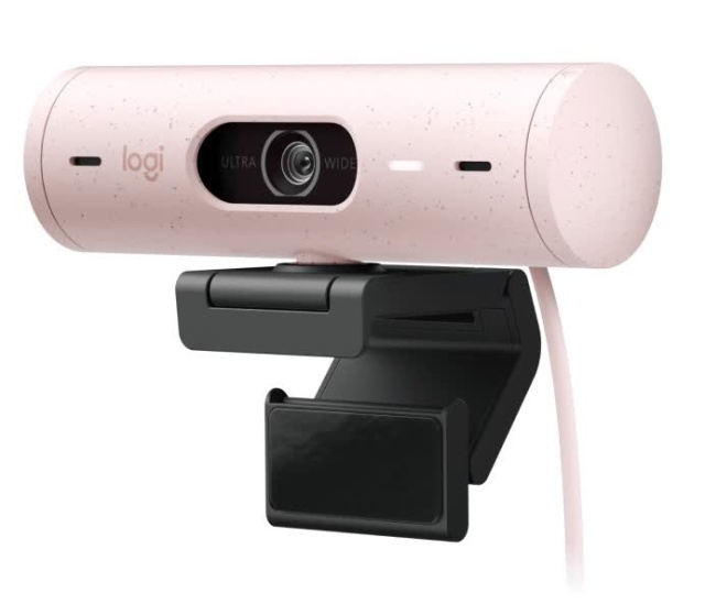 Logitech Brio 500, Rose in the group COMPUTERS & PERIPHERALS / Computer accessories / Web cameras at TP E-commerce Nordic AB (C44947)