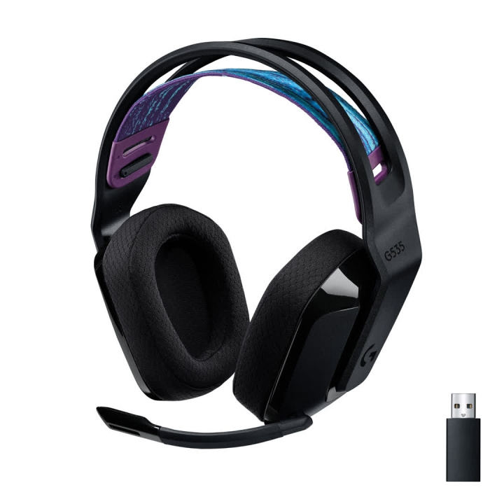 Logitech G535 LIGHTSPEED Wireless Gaming Headset, Black in the group COMPUTERS & PERIPHERALS / GAMING / Mice at TP E-commerce Nordic AB (C44960)